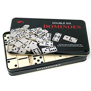Dominoes - Double 6 in a tin