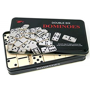 Dominoes - Double 6 in a tin