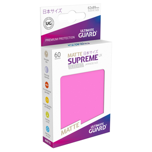 Ultimate Guard Sleeves Japanese Size - Matte Pink