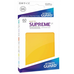 Ultimate Guard Sleeves Japanese Size - Matte Yellow