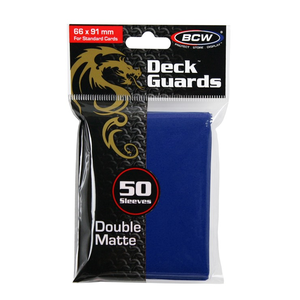 Standard Card Sleeves - BCW - 50 Matte Blue