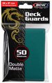 Standard Card Sleeves - BCW - 50 Matte Teal-trading card games-The Games Shop