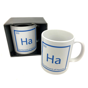 "Ha" Mug - The Element of Humour 