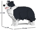 Jekca Sculpture - Border Collie-construction-models-craft-The Games Shop