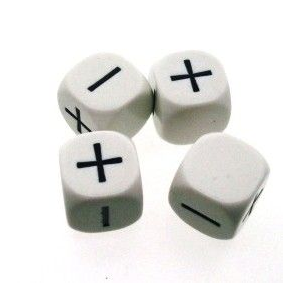 Fudge Dice - Set of 4