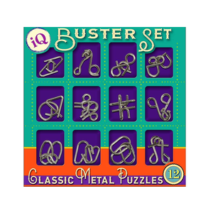 IQ Busters - Set of 12 Metal Puzzles