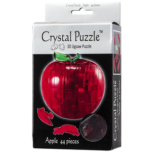 3D Crystal Puzzle - Red Apple