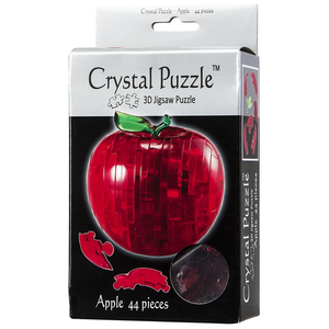 3D Crystal Puzzle - Red Apple