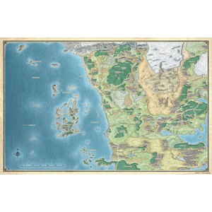 Dungeons and Dragons - Sword Coast Adventures Guide Faerun Map