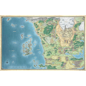 Dungeons and Dragons - Sword Coast Adventures Guide Faerun Map