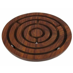 Wooden Labyrinth Ball Maze Puzzle