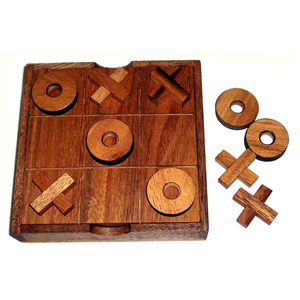 Timber Noughts and Crosses (Tic Tac Toe) 