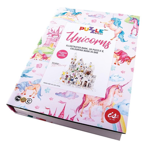 3D Puzzle Book - Unicorns