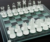 Chess Set - Glass-chess-The Games Shop