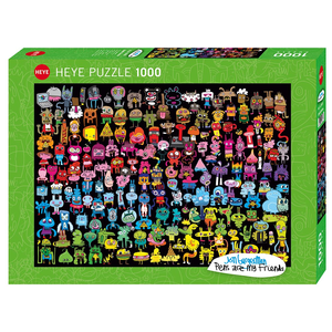 Heye - 1000 piece Burgerman - Doodle Rainbow