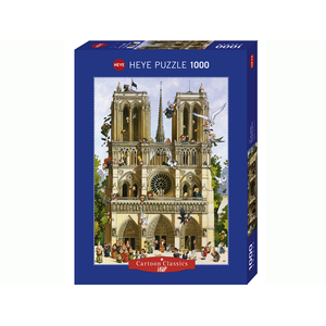 Heye - 1000 piece Classic Loup - Vive Notre Dame!