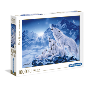 Clementoni - 1000 piece - Family of Wolves