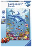 Ravensburger - 100 piece - Pod of Dolphins-jigsaws-The Games Shop