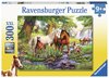 Ravensburger - 300 piece - Horses by the Stream-jigsaws-The Games Shop