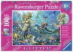 Ravensburger - 100 piece Glitter - Underwater Beauties-jigsaws-The Games Shop