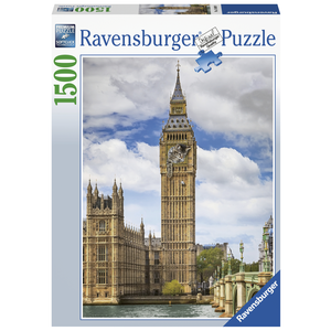 Ravensburger - 1500 piece - Funny Cat on Big Ben