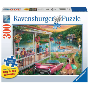 Ravensburger - 300 piece Large Format -  Summer at the Lake
