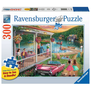 Ravensburger - 300 piece Large Format -  Summer at the Lake