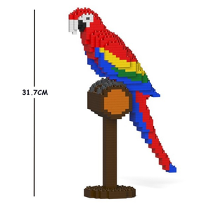 Jekca Sculpture - Scarlet Macaw