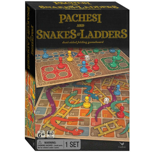 2 in 1 Pachesi (Ludo) and Snakes and Ladders - wooden ...
