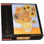 Clementoni - 1000 piece Museum - Van Gogh Sunflowers-jigsaws-The Games Shop
