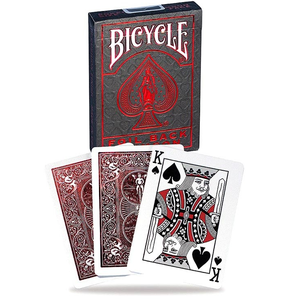 Bicycle - Metalluxe Foil Back Crimson