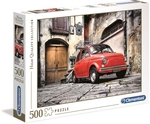 Clementoni - 500 Piece - Red Car Italian Style-jigsaws-The Games Shop