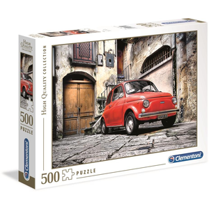 Clementoni - 500 Piece - Red Car Italian Style