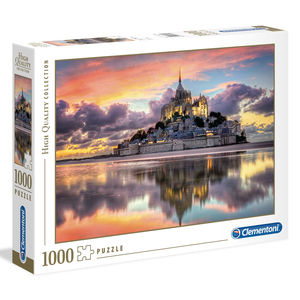Clementoni - 1000 Piece - Le Magnifique Mont Saint-Michel