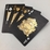 Playing Cards - Black with Silver & Gold