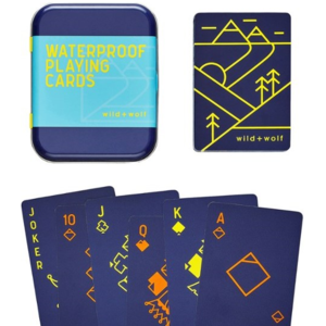 Waterproof Playing Cards in Tin