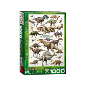 Eurographics - 1000 Piece - Dinosaurs Cretaceous Period