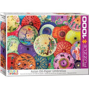 Eurographics - 1000 Piece - Asian Oil-Paper Umbrellas