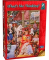 Holdson - 1000 Piece What's She Thinking - Cat in Hat-jigsaws-The Games Shop
