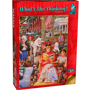 Holdson - 1000 Piece What's She Thinking - Cat in Hat