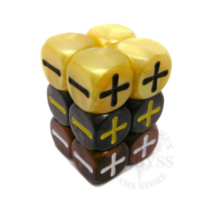 Fudge Dice - Metalic Look