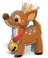 Eugy - Reindeer-construction-models-craft-The Games Shop