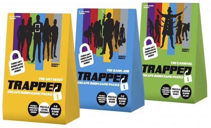 Buy Trapped Escape Room Games BJ001 Bank Job, Turn Your Home into a Escape Room, No Waiting for Turns, Escape Room in a Box Kit, Solve Puzzles & Clues with Friends and