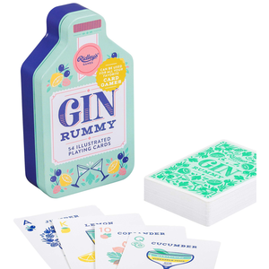 Gin Rummy Playing Cards in Tin