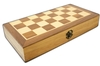 3 in 1 - Chess Checkers Backgammon - 30cm Folding-chess-The Games Shop