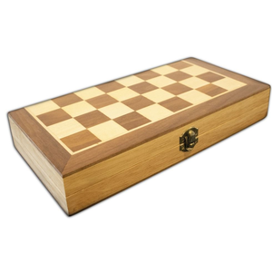 3 in 1 - Chess Checkers Backgammon - 30cm Folding