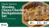 3 in 1 - Chess Checkers Backgammon - 35cm-chess-The Games Shop