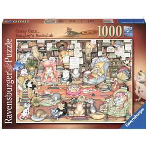 Ravensburger - 1000 piece - Crazy Cats... Bingley's Bookclub