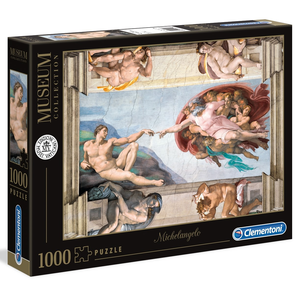 Clementoni - 1000 Piece Museum - Michelangelo The Creation of Man