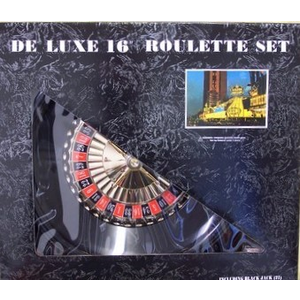 Roulette and Blackjack- 16" Deluxe Set